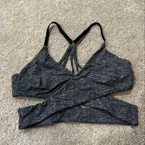 Pink Victoria’s Secret sports bra